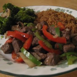 Venison Tips and Rice recipe
