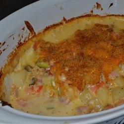Leftover Ham -n- Potato Casserole recipe