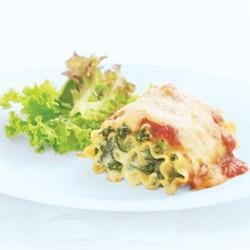 Spinach Lasagna Rolls recipe