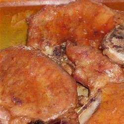Brown Sugar Glazed Pork Chops recipe