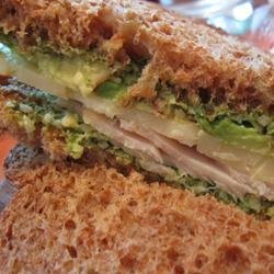 Basil Pesto Sunshine Sandwich recipe