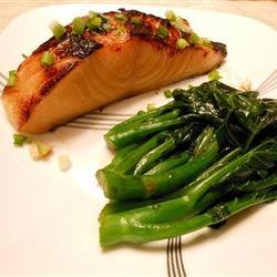 Miso and Soy Chilean Sea Bass recipe
