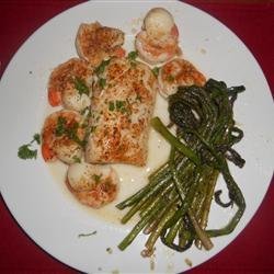 Seafood Bake for Two recipe