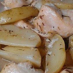 Scrumptious Baked Chicken and Potatoes recipe