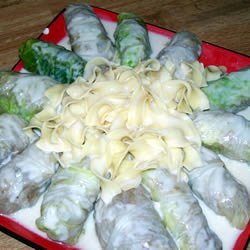 Ukrainian Meat Filled Cabbage Rolls recipe
