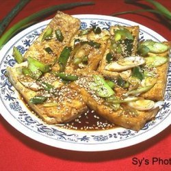 Fried Bean Curd (Tofu) With Soy Sauce by Sy recipe