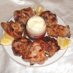 Farrouj Meshwi - Lebanese Garlic Chicken recipe