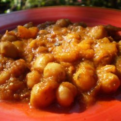 Curried Chick-Peas ( Chana Dal) recipe