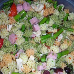 Meaty Asparagus Pasta Salad With Meat recipe