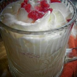 Frozen Berries With White Hot Chocolate recipe