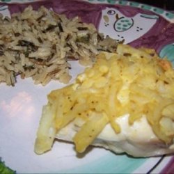 Chicken With Potato Crust recipe