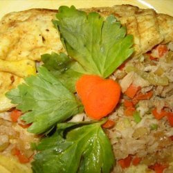 Crab Meat or Shrimp Omelette recipe