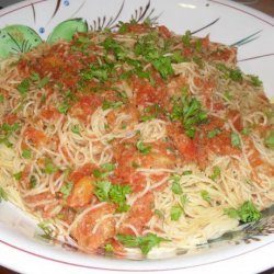 Baked Tomato Sauce with Pasta recipe