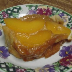 peach upside-down french toast recipe