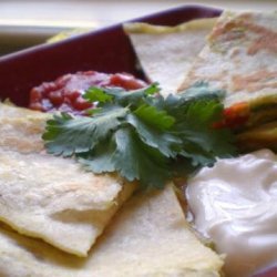 Cheesy Guacamole Quesadillas recipe