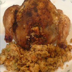 Yankee Girl's Southern Roast Chicken With Cornbread Stuffing recipe