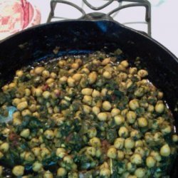 Chickpea Curry With Fresh Dill (Rasa Walla Kabuli Chana) recipe