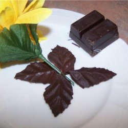 Decorative Chocolate Leaves recipe