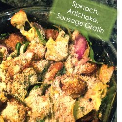 Spinach Artichoke Gratin recipe