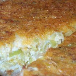 Leek and Cheese Flan recipe