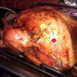 Roast Turkey With Herb Butter and Caramelized-Onion Gravy recipe