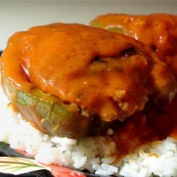 Mom's Top-Of-The-Stove Stuffed Bell Peppers recipe