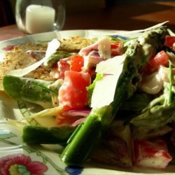 Asparagus & Tomato Salad W/Yoghurt Dressing (#6) recipe