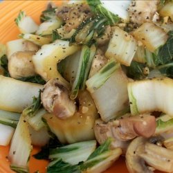 Bok Choy With Mushrooms recipe