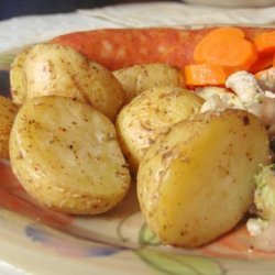 Baked Sesame Potatoes recipe