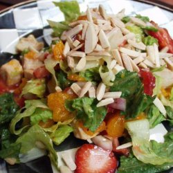 Strawberry, Orange & Almond Chicken Salad recipe