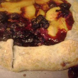 Blueberry and Peach Galette recipe