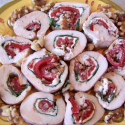 Walnut Chicken Pinwheels recipe