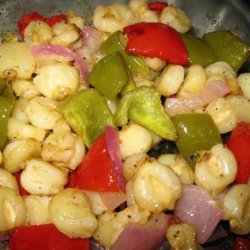 Roasted Peppers and Hominy recipe