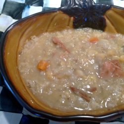 Crockpot Split Pea, Lentil, and Barley Soup Aka Weight Watchers recipe