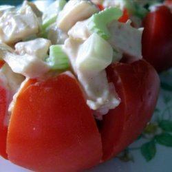 Chicken Salad Stuffed Tomatoes recipe