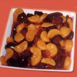 Beet - Orange Salad With Raspberry Vinaigrette recipe