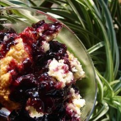 Wild Blueberry Cobbler recipe