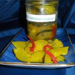 Zesty Zucchini Pickles recipe