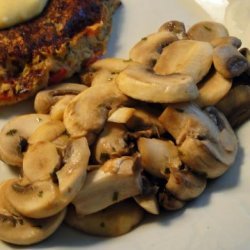 Fresh Mushrooms With Herbs recipe