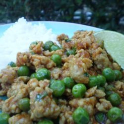 Chicken Curry With Peas and Coriander recipe