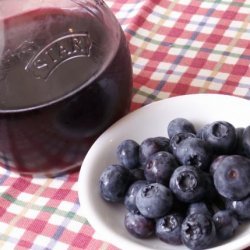 Blueberry Pomegranate Infused Red Wine Vinegar recipe