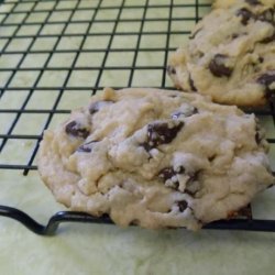 Chunky Chocolate Chip Peanut Butter Cookies recipe