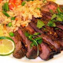 Grilled Thai Sirloin with Tangy Lime Sauce recipe