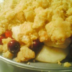 Pear-Cranberry Pie With Crumb Topping recipe