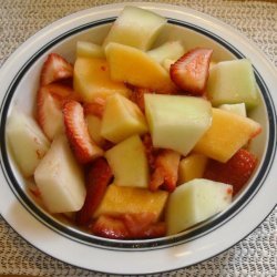 Summer Melon Mix & Berry Honey Dressing recipe