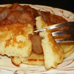 Ricotta Pancakes With Cinnamon Apples recipe