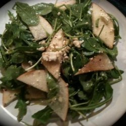 Arugula, Apple, & Goat Cheese Salad recipe