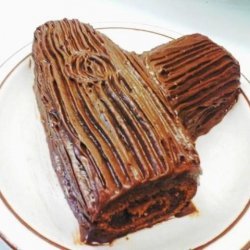 Stump on a Log Chocolate Cake recipe