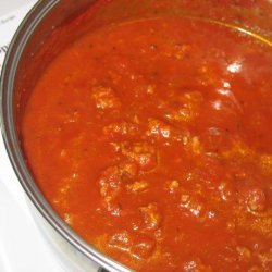Italian Spaghetti Meat Sauce recipe