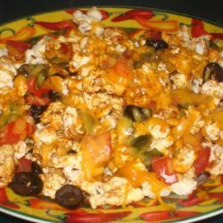 Microwave Nacho Cheddar Cheese-Chile Popcorn recipe
